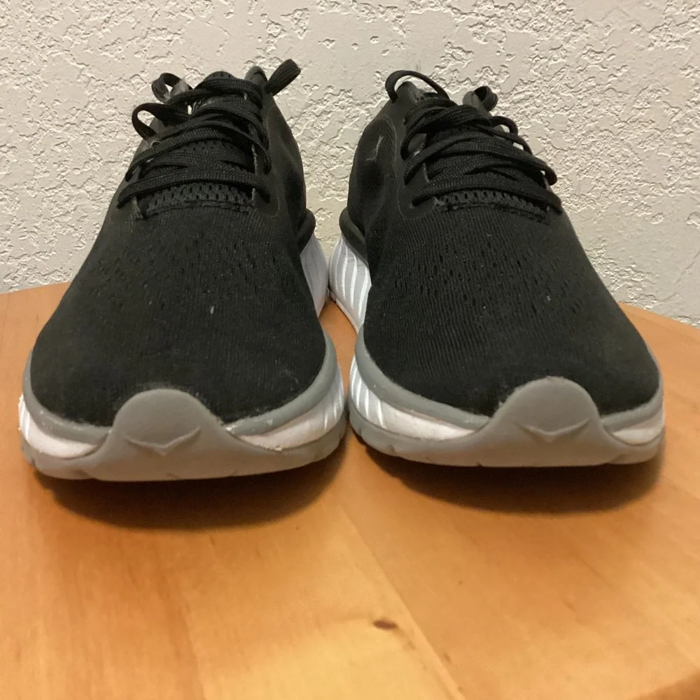 Hoka One One Cavu 2 Women's Black White Lightweight Running Shoes Size 9 PROFLY‎